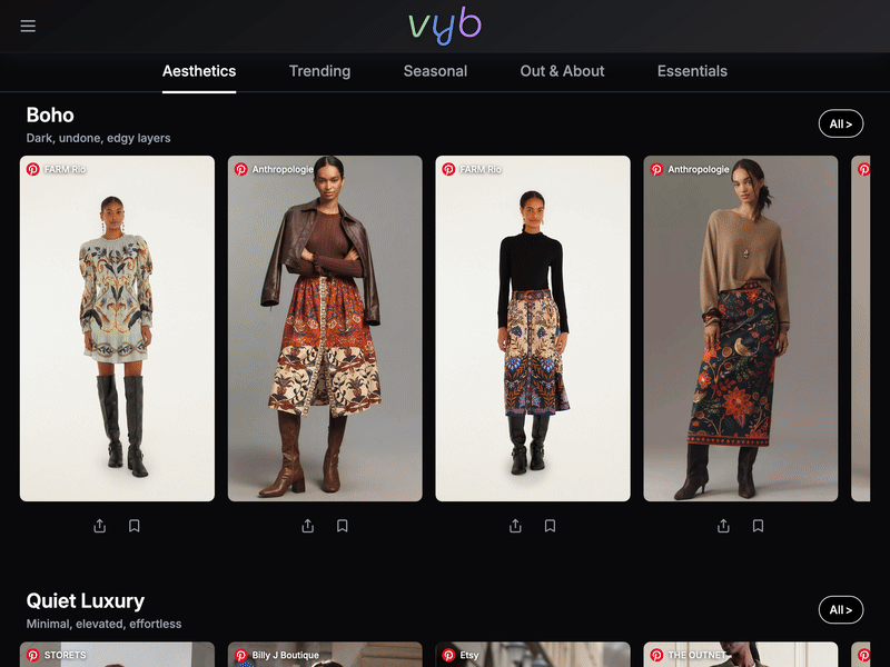 Looks for Every Mood, Occasion & Style